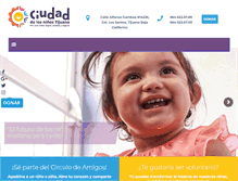 Tablet Screenshot of ciudaddeninos.org